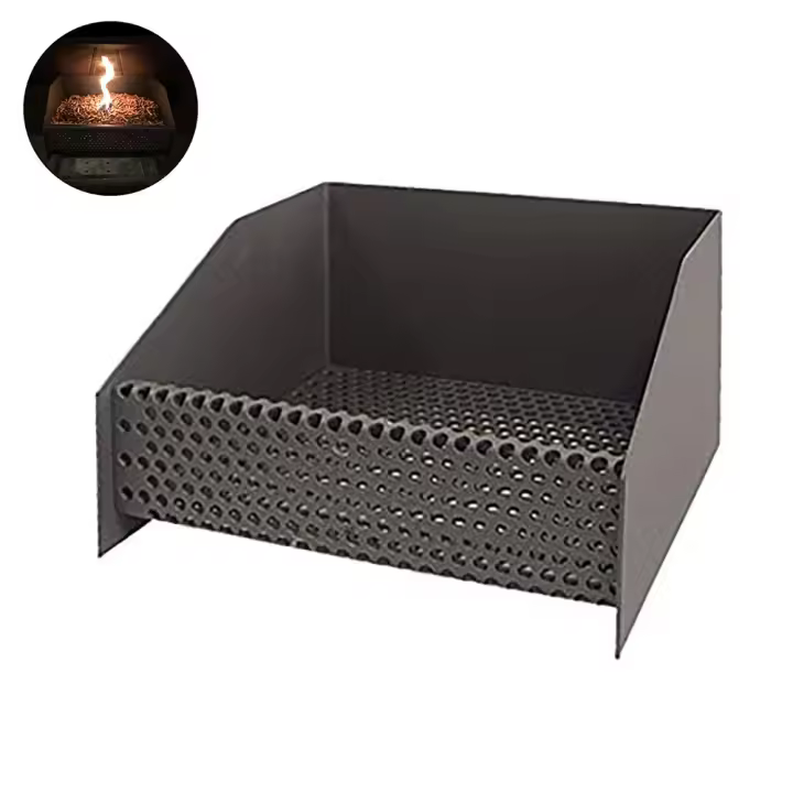 Cesta quemador de pellets 30x25x17cm imex el zorro - 1