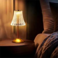 Lámpara De Noche LED Clásica Con Toque USB Recargable 3 Colores Ajustables Para Dormitorio Y Sala De Estar Decoración De Mesa Sin Cable - details 4