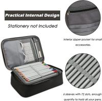 Estuche Con 72 Ranuro portalápices, Caja de Lápiz de Estudiantes, Organizador Escolar de Caso lapices de Colores Bolsa de Arte Dibujo, Pencil Case - details 2