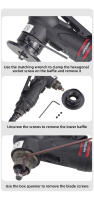 HIFESON HA-100 Herramienta De Chamfer Pneumática Para Metal Tratamiento De Superficies Y Desburrado Máquina De Chamfer Para Trimming Y Deburring - details 8
