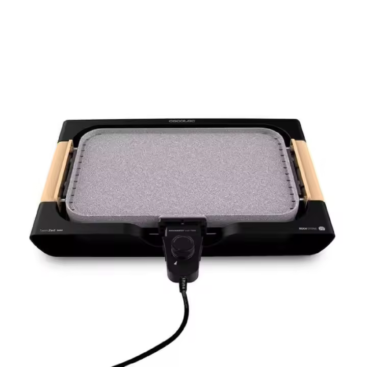 CECOTEC 03004 - Plancha Eléctrica Rock And Water 3000 Twin - 1