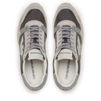Emporio Armani Zapatillas Zapatos Hombre Beige X4X537 XN730 S704 - details 1