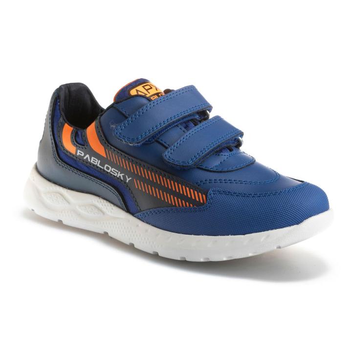 Deportivos Niño Pablosky de Piel Textil técnico Azul 508246