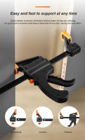 IMBOT F Clamp De Carpintería Mini Pole W Juego De Herramientas Manuales De Tornillo Ratchet Con Agarre Rápido Triger Para Trabajo Con Madera - details 5