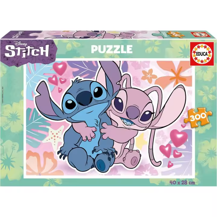 Educa - Stitch Disney Puzzle Infantil de 300 Piezas. Medidas: 40 x 28 cm.+ 6 años Educa 19964 - 1