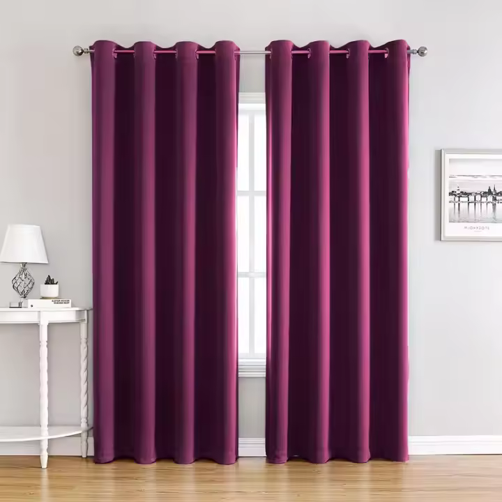 Cortinas Opaca Foscurit Gruesa y Suave 140x260cm, 9 Colores, Cortina Resistente al Calor y la Luz, Calidad y Resistencia Garantizada, Elegante y Fácil de Cuidar, Lavable a Máquina. Envío desde España. - 1