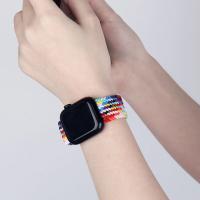 Correa De Pulsera Para Apple Watch Trenzada Solo Loop Elasticidad Nylon 40mm 41mm 44mm 45mm 49mm Compatible Con Series 8 3 SE 6 7 Ultra Para Hombres Mujeres Niños - details 10