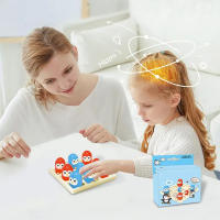 Juego De Tablero Educativo Para Niños Tic Tac Toe Juego De Stacking De Copas Interactivo Juguete De Competición Puzzle De Mesa Para Edad Infantil - details 6