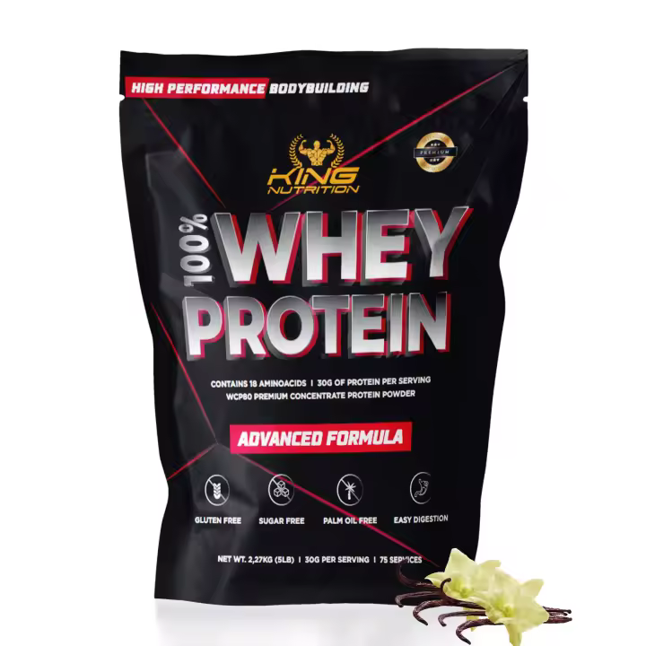 100% Whey Protein 2.27Kg King Nutrition Proteina Concentrada. - 1