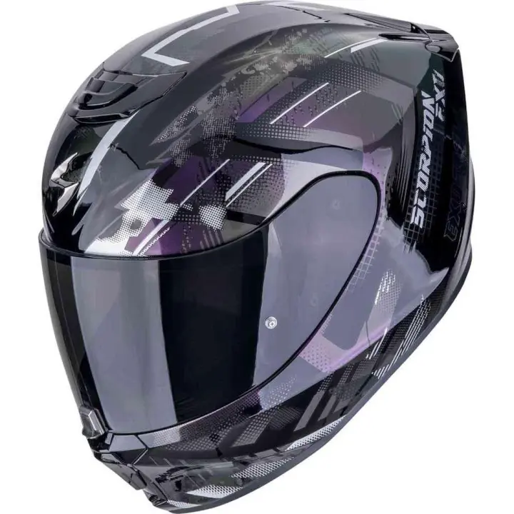 Casco Integral Scorpion EXO 391 CLUTTER  NEGRO CAMALEON - 1