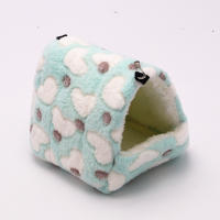 1 PC Almohadilla De Algodón Suave Para Ratoncillo Cojín De Dormir Para Animales Pequeños Casa De Hamster Invierno Cálido Color Aleatorio - details 11
