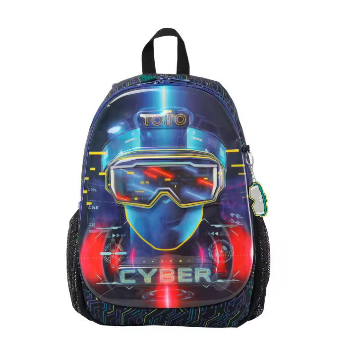 Totto Mochila infantil  Mettaverse -Dimensiones:32 x 45.5 x 13.5 cm-Material:Poliester - 1