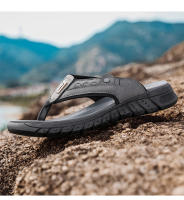 Zapatillas Casuales Para Hombre Verano Outdoor Tobilleras Abiertas Zapatos De Playa Comodidad Suave Suela No Eslipantes Transpirables Sandalias De Vacaciones Interno Moda - details 19