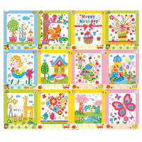 5pcs Estilo Aleatorio Parches De Botones Para Niños Juguetes Educativos De Artesanía DIY Creativos Para El Dibujo Y La Pintura En Escuela - details 4