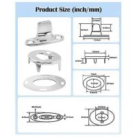 Twist Lock Common Sense Fastener, botones de giro de metal para buques, veleros, vehículos recreativos, botes y caravanas (10PC) - details 2
