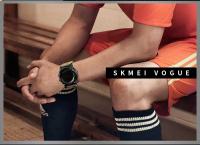 Reloj Deportivo SKMEI 1384 Para Hombre Con Cronógrafo Y Contador Regresivo Resistente Al Choque Pantalla Digital Suave De PU Apta Para Natación 5Bar - details 13