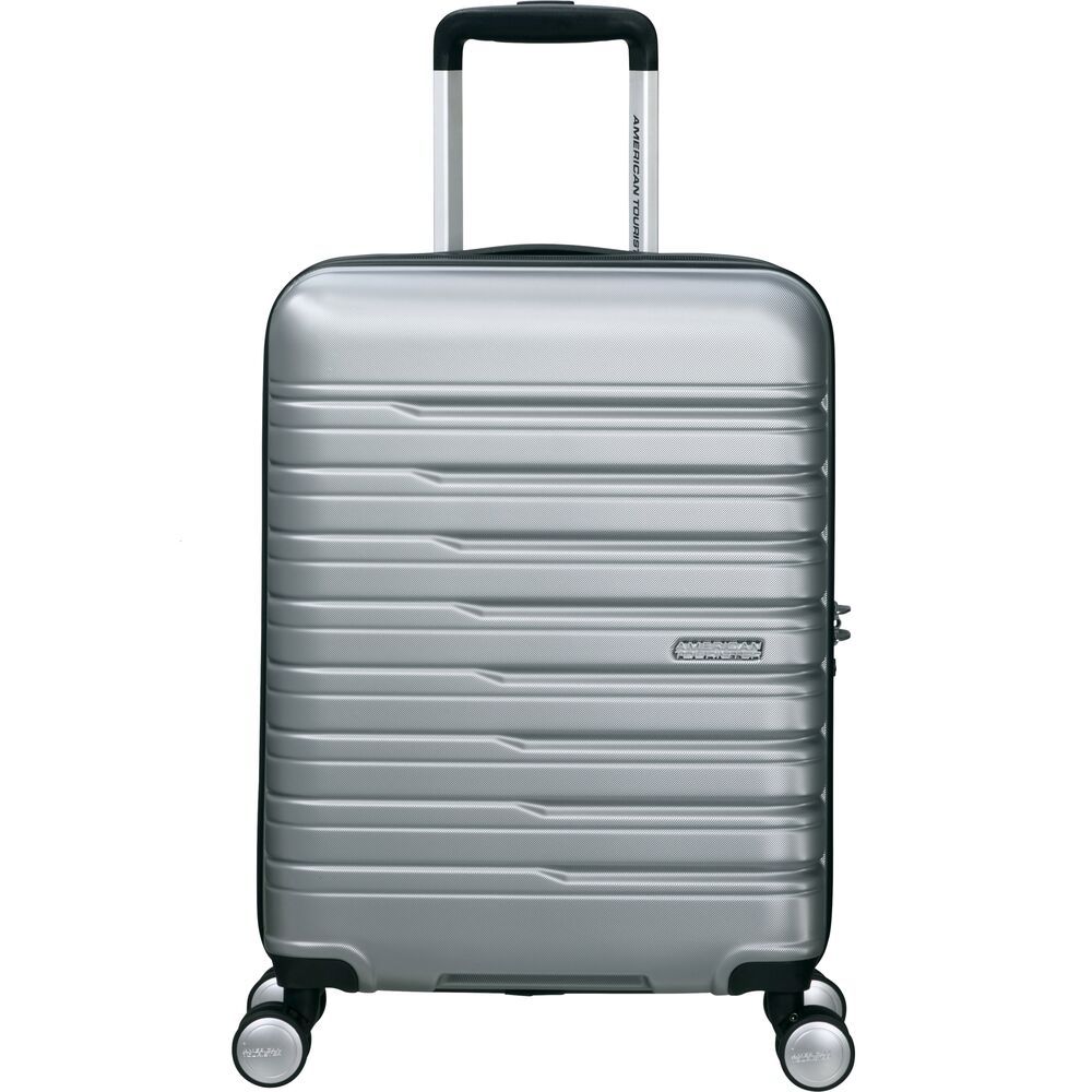 Maleta Cabina Gris American Tourister Flashline 55 cm Sky Silver