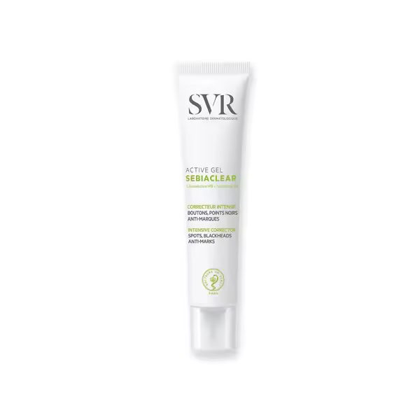 SVR ACTIVE GEL SEBIALCEAR tratamiento intensivo corrector de granos, marcas y puntos negros 40ml - 1