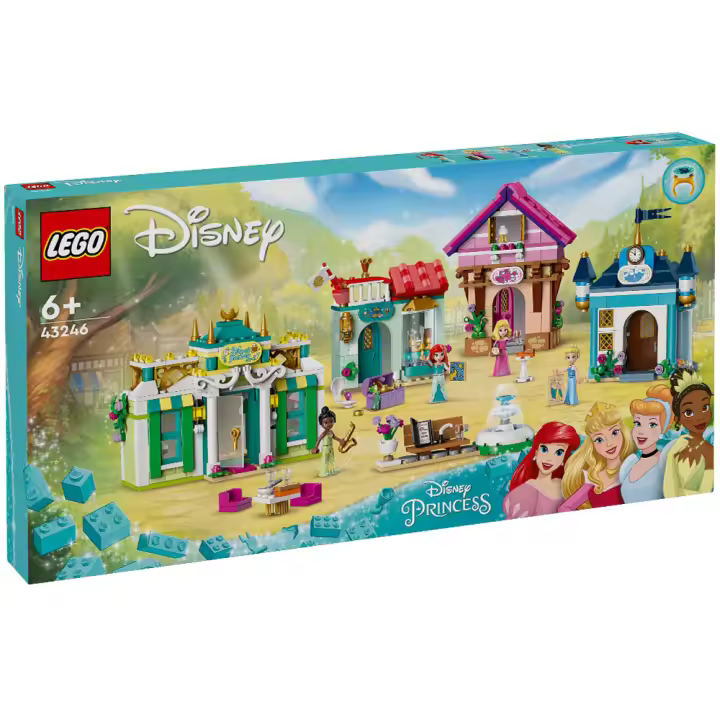 Lego Disney Princess - Aventura en el Mercado de las Princesas Disney, 43246, Tienda con Licencia Oficial - 1