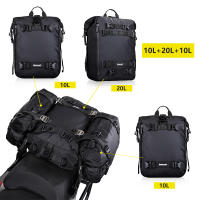 Bolsa Trasera De Motocicleta Impermeable De 30L 20L 10L Con Bolsa Interior Almacenamiento De Sillín Estuche De Motocicleta Equipaje - details 36