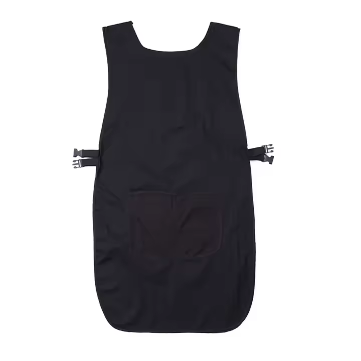 Delantal De Cocina Impermeable Para Mujeres Chef Barbero Y Sirvienta Delantal De BBQ De Algodón Y Nylon Crepe Para Limpieza Y Cocina - 1