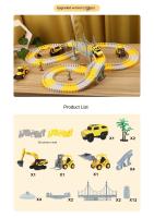 Juego De Coches Eléctricos Para Niños Set De Ingeniería Con Pista Vehículo De Montaje Para El Desarrollo Inteligente Y La Coordinación Mano-Ojo Regalo Para Cumpleaños Y Navidad - details 15