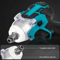 Destornillador Eléctrico Inalámbrico 18V Con Luz LED Y Broca De Impacto Sin Escobillas Para Batería Makita Herramienta De Soldadura Y Reparación - details 1