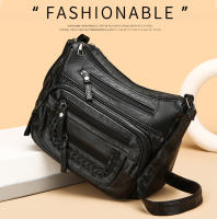 Bolso De Hombro Para Mujer De Lujo En Cuero Suave Diseñador Bolso Cruzado De Calidad Sac a Main Estilo Versátil Tote Solid PU Con Cierre De Cremallera - details 0