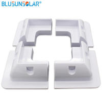 Sistema De Soporte Para Panel Solar PV Blanco Y Negro 4PCS/Set Resistente Al UV Para Caravana Y Motorhome Material ABS - details 0