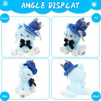 Peluche Genshin Impact Kazuha Arlecchino Furina Gato Anime Kawaii Relleno De Algodón PP Regalo De Cumpleaños De Halloween Para Niños Y Adultos - details 2