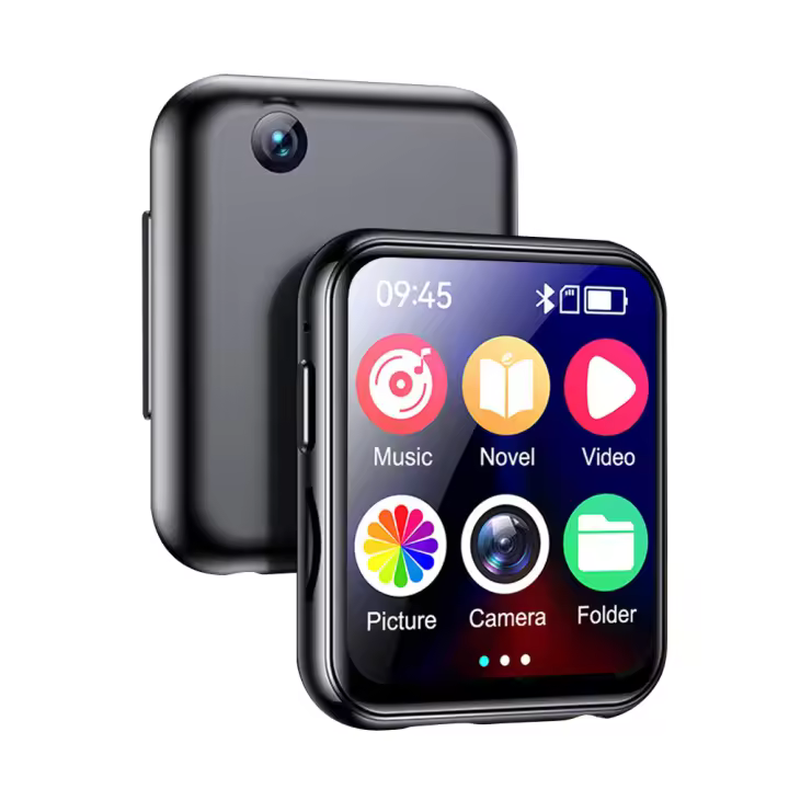 MP3 Reproductor De Música Con Bluetooth 5.4 HiFi Pantalla Táctil Completa Altavoz Integrado Cámara Grabador De Video Lectura De Libros E-Book FM - 1