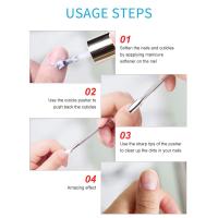 Doble Cabeza Pusher De Cutícula Herramienta De Eliminación De Uñas De Gel Limpieza De Suciedad Y Piel Muerta Herramienta De Manicura De Acero Inoxidable - details 4