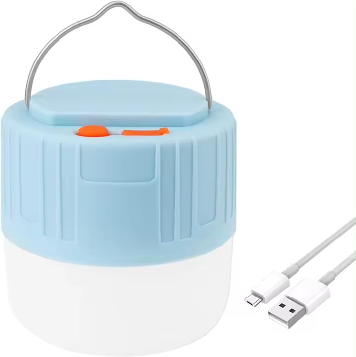 Linterna de camping, LED ultrabrillante de 60 W, resistente al agua IPX6, portátil - 1