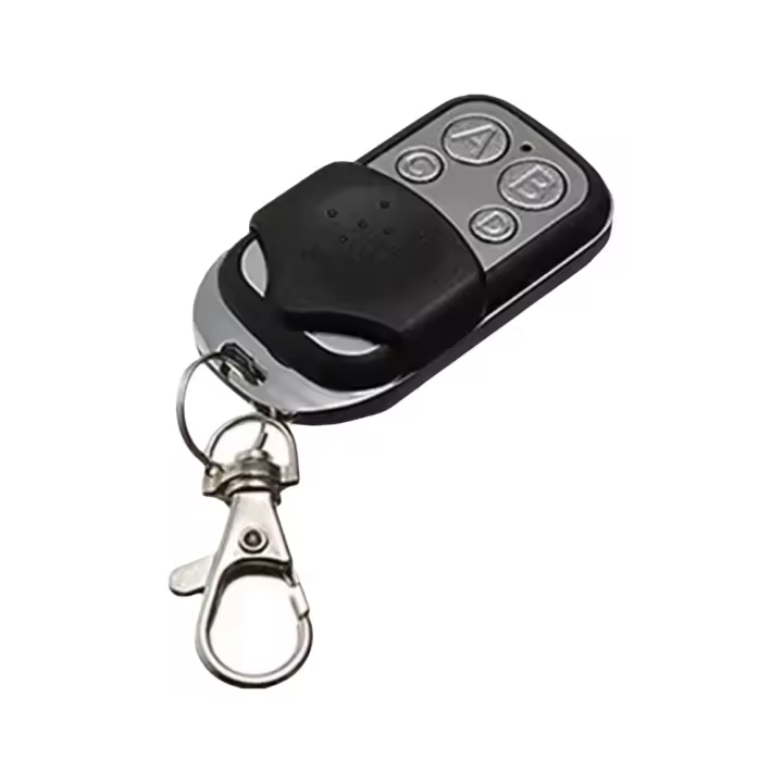 Control Remoto De Puerta De Garage Universal 433 MHz 4 Botones Código Fijo Duplicador Para Control De Puertas De Garage - 1