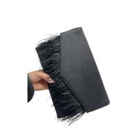 Bolso de Fiesta Bolso plano sobre de Mano Antelina Solapa  pico con Plumas - details 7