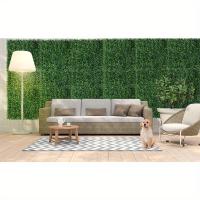 Pared De Plantas Artificiales 40x60cm Falso Césped Y Maleza Mat De Hierba Verde Falsa Panel De Valla Para Decoración De Hogar Y Jardín - details 11
