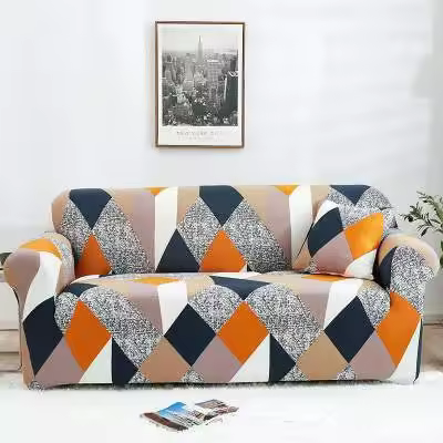 Cubierta Elástica Para Sofá De Color Sólido Spandex Cubierta De Esquina Para Sala De Estar Necesita Comprar 2 Piezas L Forma - 1