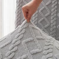 Funda De Silla De Comedor Gruesa Tela Jacquard Suave Cubierta Elástica Para Oficina Silla De Sala De Estar Color Sólido Fundas De Silla Para Boda Y Banquete - details 6