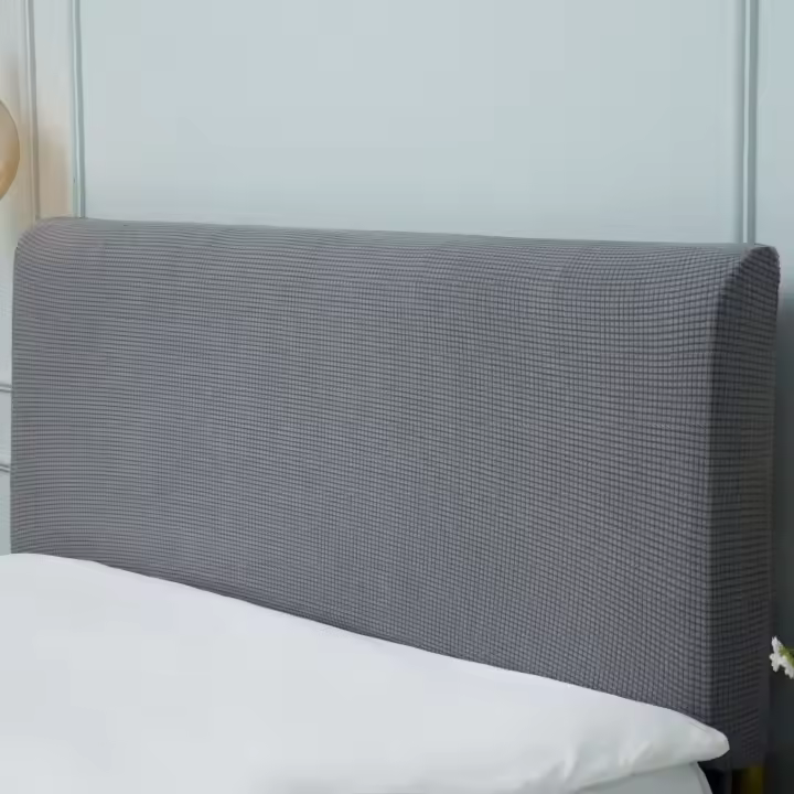 Funda para cabecera, Funda para cabeceros de Cama, Diseño elástico de protección integral para la decoración del dormitorio, Protector cabecera Ajustable para Cama Individual Envuelto 360°, Elástica, 100% poliéster, Varios colores y 4 medidas diferentes. - 1