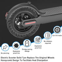 Pneumático Sólido De Goma 10x2.50 Para Scooter Eléctrico Xiaomi M365 pro 1S Neumático Antigoteado Tubless Piezas De Repuesto - details 0