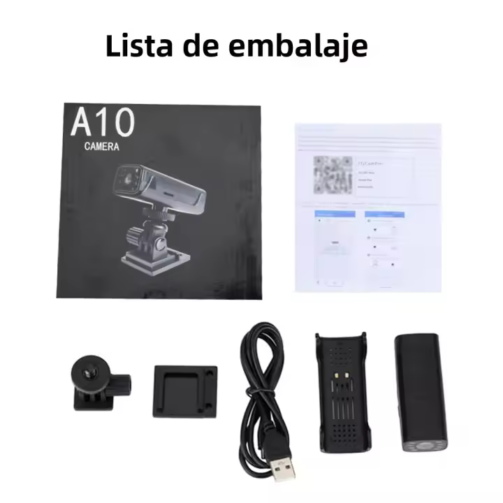 Cámara Mini Wireless HD 1080P Seguridad Doméstica Visión Nocturna Vídeo IP Cámara De Vigilancia WiFi Control Remoto CUGUU - 1