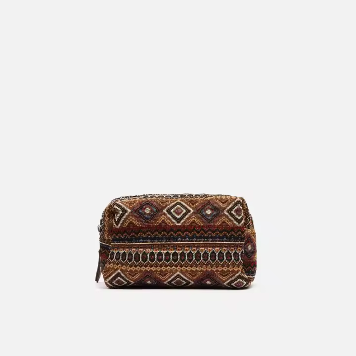 Misi neceser con estampado jacquard - 1