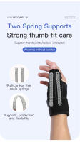 Soporte Flexible Para Muñeca Y Dedo Del Pulgar Para Tratamiento De Tendinitis Y Artritis Protección Transpirable De Poliéster - details 2