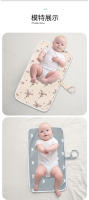 Alfombrilla De Cambio Para Bebé HappyFlute 35x60CM Lavable Y Portátil Funda Impermeable Para Cama De Cambio De 100% Poliéster Suave Para Niños Y Niñas De 0 a 24 Meses - details 1