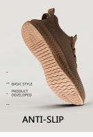 Zapatos De Correr Para Hombre Transpirables Plataforma Moda Casual Ligeros Antideslizantes Con Suela De Goma Microfibra Superior - details 3