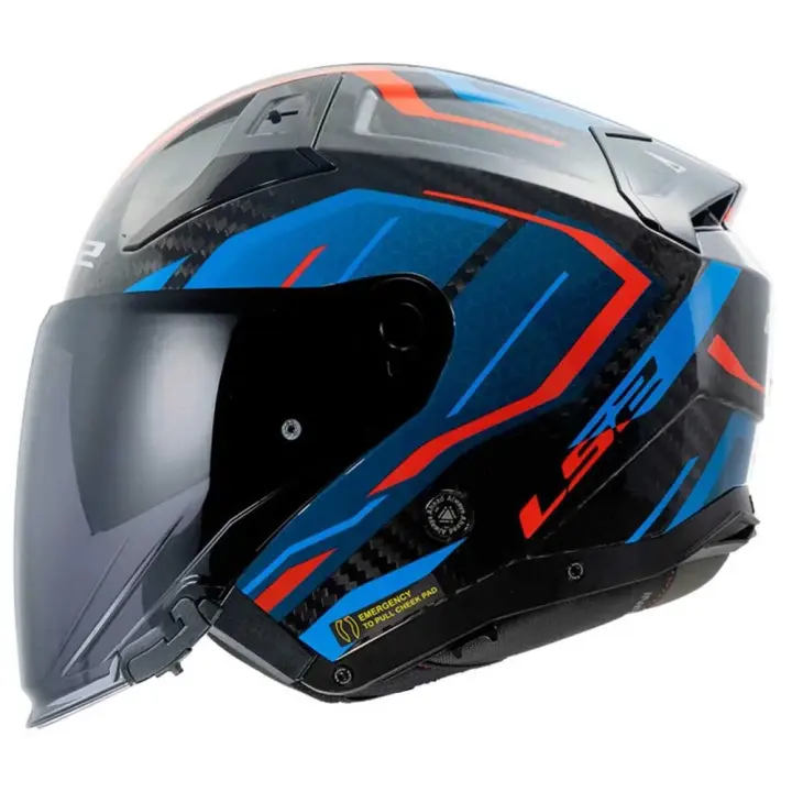 Ls2 Casco Jet Of603 Infinity Ii Carbon Urus - 1