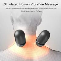 Almohada De Masaje Eléctrico Para Cuello Con Compresión Caliente Y Vibración Soporte Espinal Para Descansar Almohada De Memoria No Tejida Tamaño Small - details 4