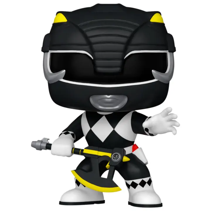 Figura Pop Power Rangers 30Th Anniversary Black Ranger-Figura de Vinilo Coleccionable - Idea de Regalo- Mercancia Oficial - Juguetes para Niños y Adultos - Movies Fans - Muñeco para Coleccionistas y Exposición - 1