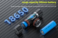 Linterna Frontal De Buceo ZPAA Luz LED De Alta Potencia IPX8 Impermeable Para Diversión Subacuática Con Batería 18650 - details 1