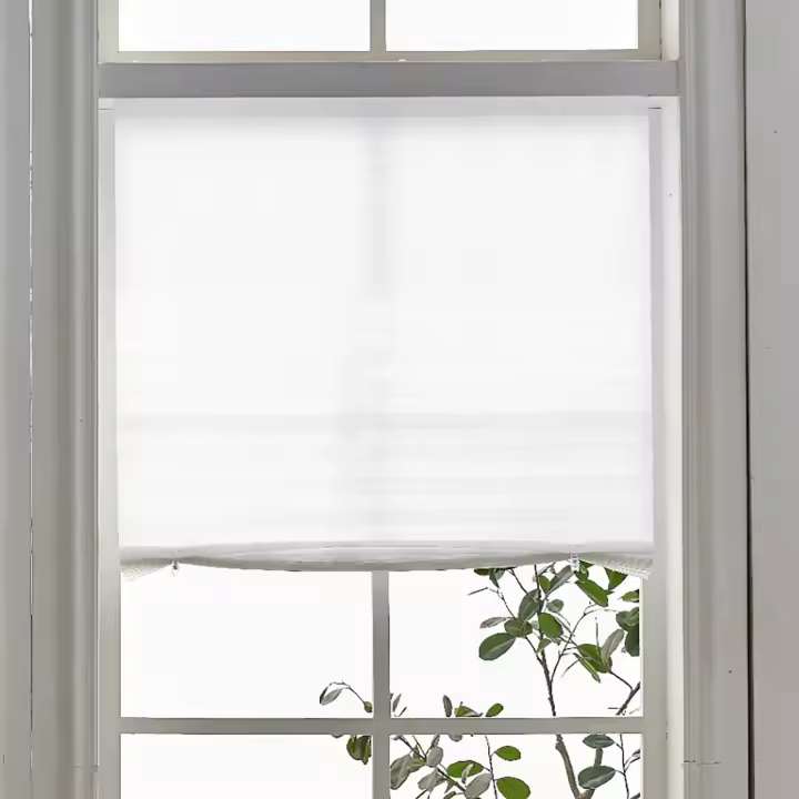 Cortinas De Ventana Pleated 90x150cm Autoadhesivas No Tejidas Blackout Para Dormitorio Y Sala De Estar Decoración De Balcones - 1